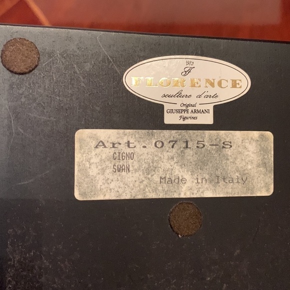 GIUSEPPE Armani Swan Figurine - Picture 6 of 9